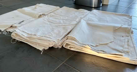 Photo of free 3 large sheets of canvas material (Upminster RM14) #2