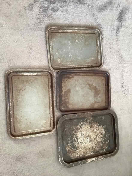 Photo of free 4 Flat Oven Trays well used (Kenn Road BS21) #1