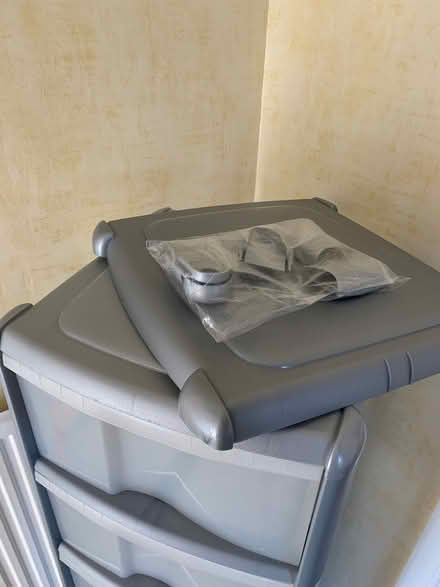 Photo of free Set of six plastic drawers (West Byfleet) #2