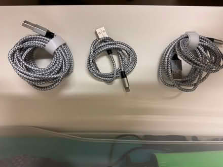 Photo of free 3 iPad/iphone charging cables (Glasgow G20) #1