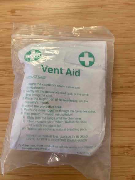 Photo of free CPR mask (North Shields NE30) #2