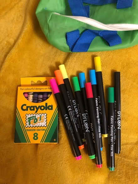 Photo of free Fabric paints, crayons, markers (Mousehold NR3) #3