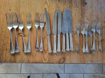 Photo of free Silver plate cutlery. (Rosewell EH24) #1