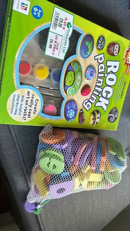 Photo of free Bath toys and rock painting kit (RG21) #1