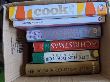 Photo of free 3 boxes of cookery books (Woolstone MK15) #2