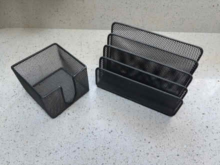 Photo of free Metal desk tidy (Malvern Link WR14) #1