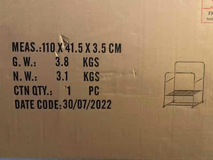 Photo of free Clothes rail (Whinfield DL1) #1