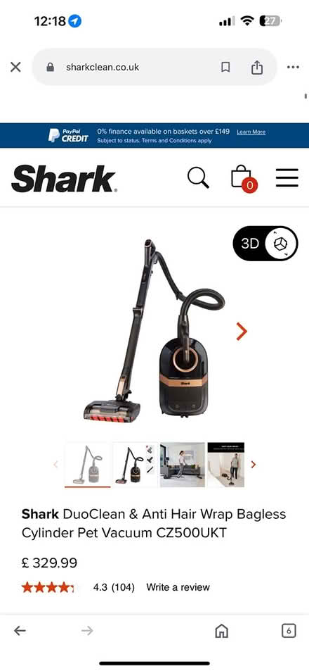 Photo of free Shark Vacuum (Colindale) #1