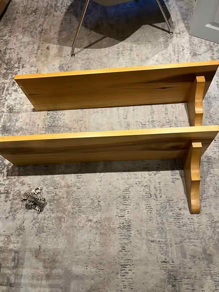 Photo of free 2 shelves - natural wood (Marylebone) #1