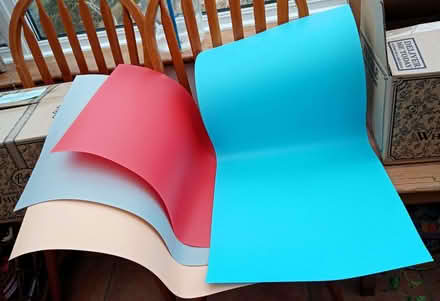 Photo of free 4 x Large Sheets Plastic Vinyl for Crafts (Cullercoats NE30) #3