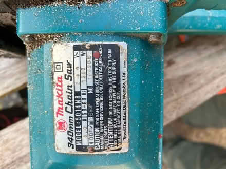 Photo of Makita chainsaw (Gedling NG4) #1