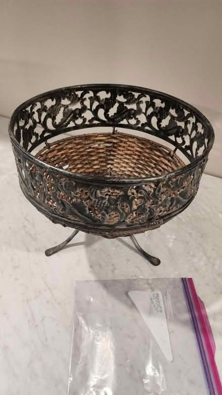 Photo of free Decorative Metal basket (Somerset) #1