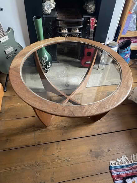 Photo of free Round glass coffee table (Wirksworth) #2