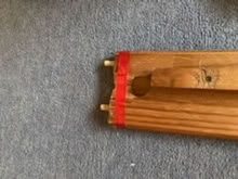 Photo of free Pine double bed frame (Sevenoaks) #3