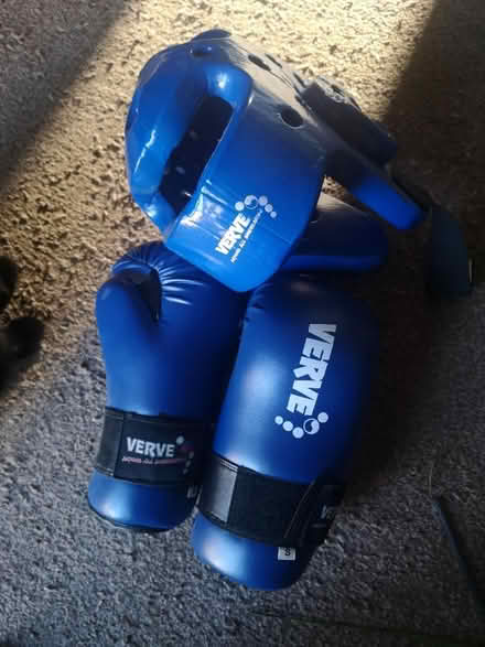 Photo of free Kids tae kwando headguard and glove (St Albans AL4) #1