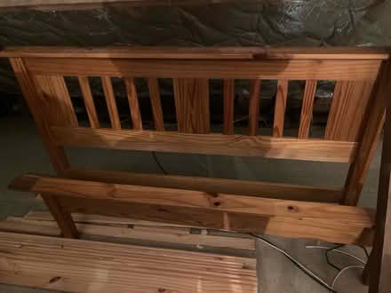 Photo of free Pine bed frame (Poole) #1