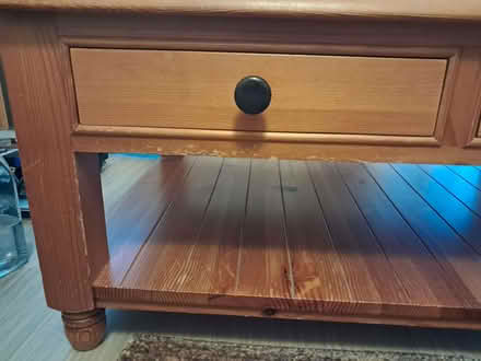 Photo of free Pine coffee table (Trench TF2) #2