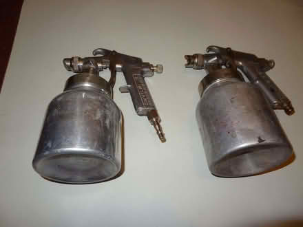 Photo of free 2 cup Attached VILBISS Spray Guns, + many bits and pieces (Hazlemere HP15) #1