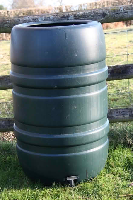 Photo of free 200L ex-water butt (not watertight) (Brimfield SY8) #1