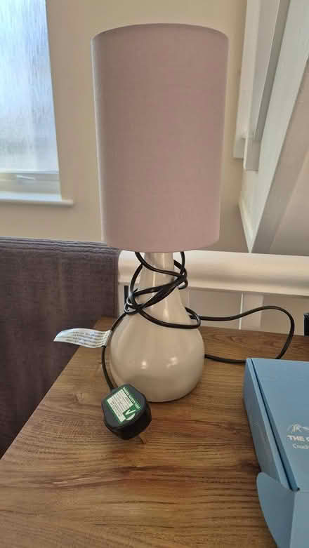 Photo of free Grey table lamp (Kempston) #1