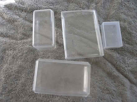 Photo of free 4 useful, plastic storage boxes. (Sherrard's Green WR14) #1