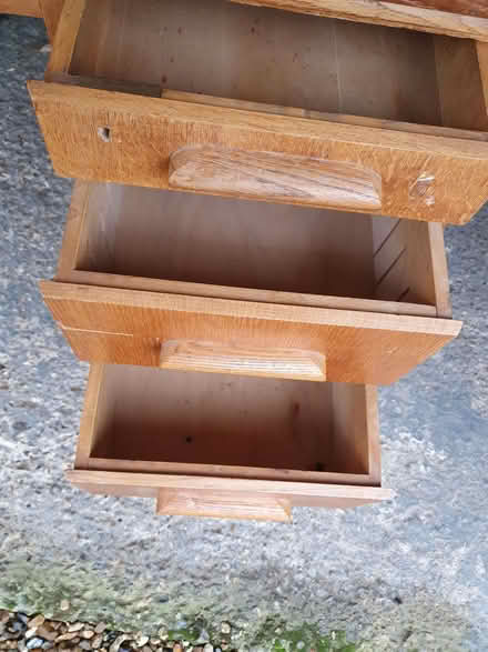 Photo of free desk solid wood . (West Horsley KT24) #4