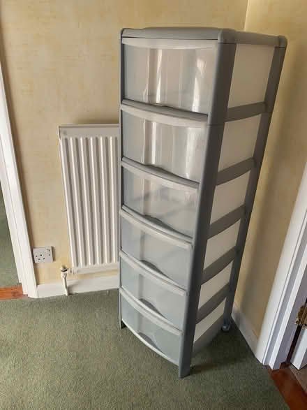 Photo of free Set of six plastic drawers (West Byfleet) #1