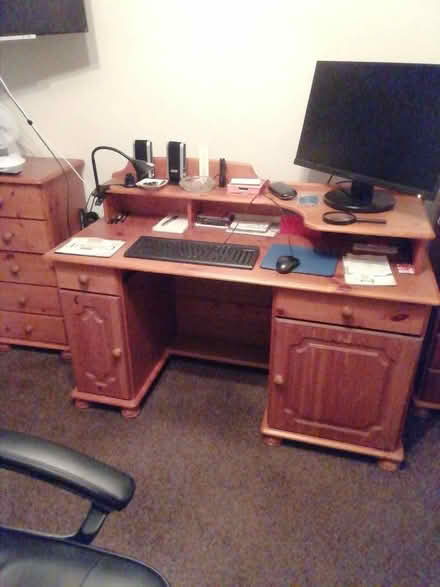 Photo of free Wooden desk (Roseworth TS19) #1