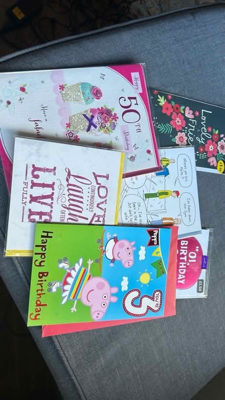 Photo of free Collection of birthday cards (RG21) #3