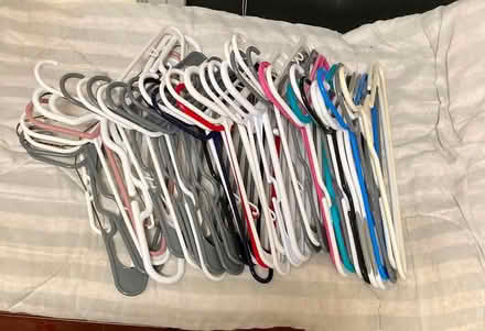 Photo of free 45 Plastic Hangers (Fremont) #1