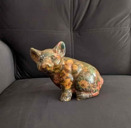 Photo of free Ceramic Pig Figurine (Baywood Court, Grove & Dolores) #1