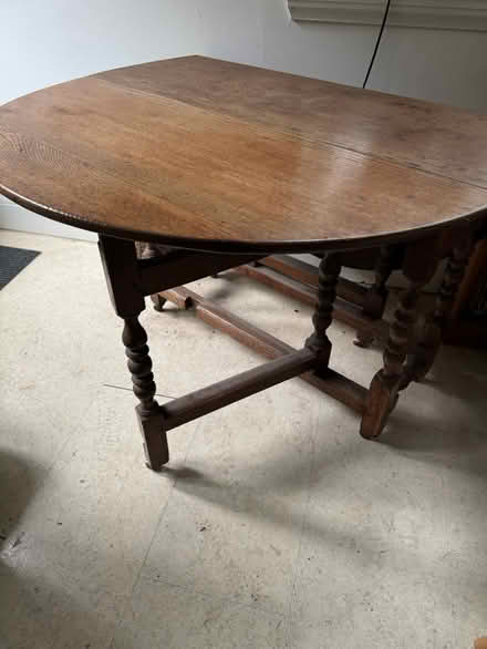 Photo of free Oak Drop-leaf Table (B17) #1