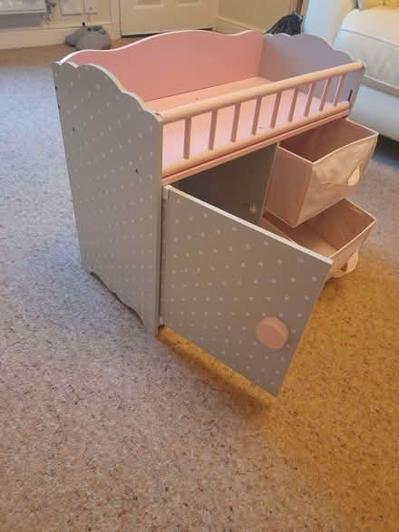 Photo of free Dolls cot/storage unit (Longton PR4) #2