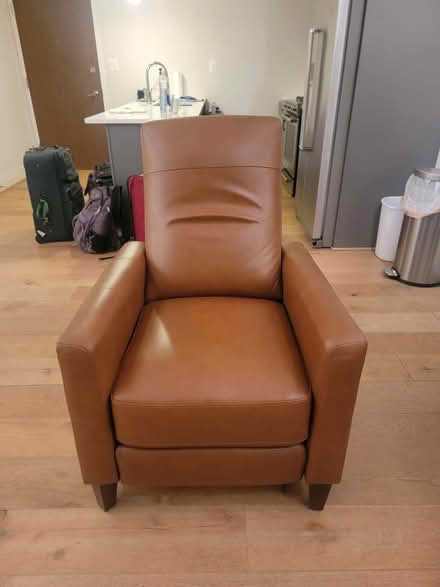 Photo of free Leather recliner (Capitol Hill) #1