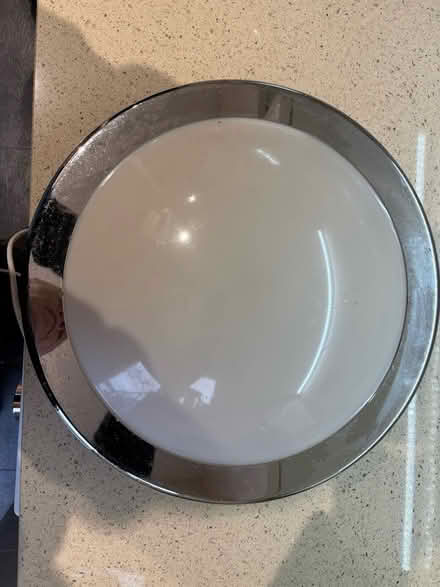 Photo of free Two flat round ceiling lights (Walton, S42) #3