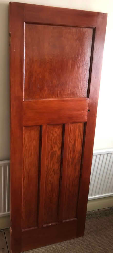 Photo of free Used Internal Wooden Panel Door - sanded and varnished (Worton TW3) #1