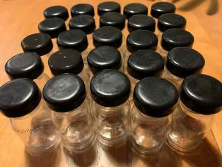 Photo of free 25 small glass bottles (Stirchley B30) #1