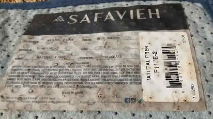 Photo of free 2x3 SAVAFIEH RUG (Bushwick/ East Williamsburg) #2