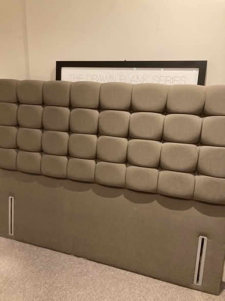 Photo of free Super king upholstered headboard (Westbourne Green W2) #1