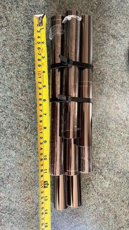 Photo of free Offcuts of curtain pole - Black Nickel B&Q (CO16) #3
