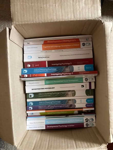 Photo of free Open University psychology degree books (Levenshulme M19) #2