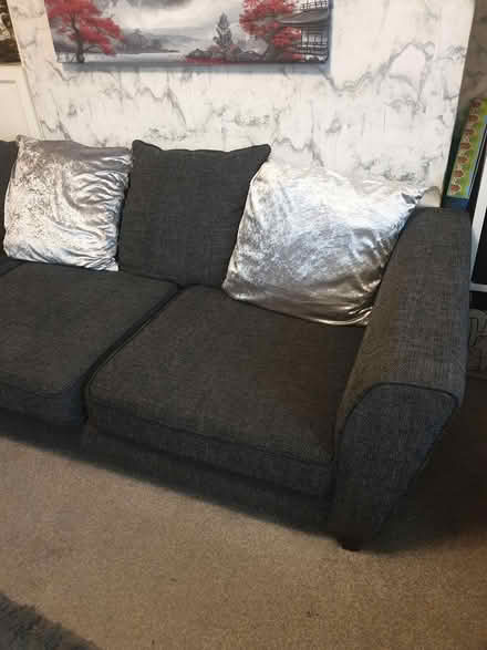 Photo of free Grey corner sofa (S5 parson Cross) #2