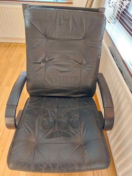 Photo of free Black swivel chair (Blackford Hill B95) #1