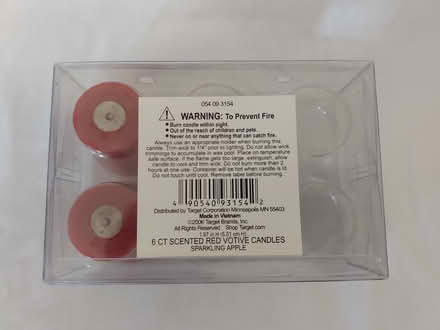 Photo of free 2 Scented Red Apple Candles (Chestnut Hill, Newton) #2