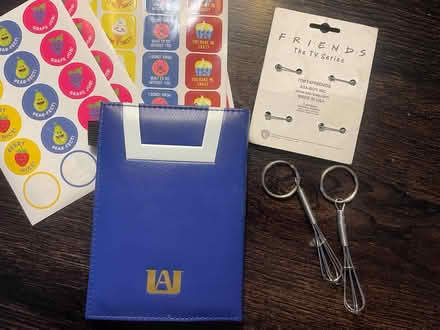 Photo of free “Friends” pins, stickers, wallet (Chelsea, ny) #3