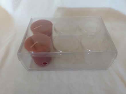 Photo of free 2 Scented Red Apple Candles (Chestnut Hill, Newton) #1