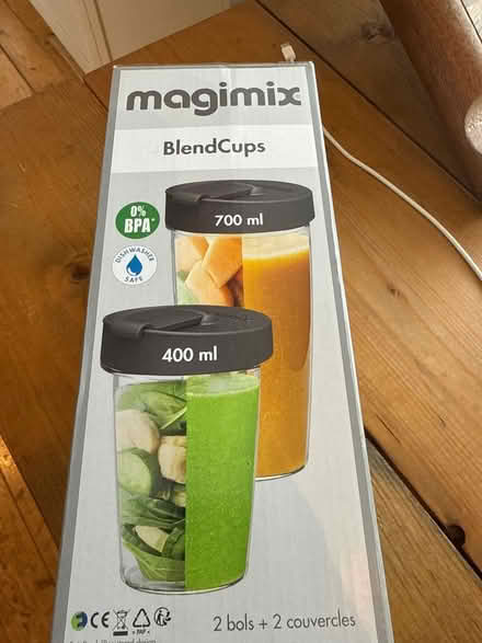 Photo of free Magimix blend cups (SE13) #1