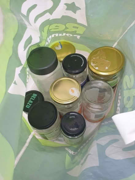 Photo of free 8 glass jars with lids (E8) #1