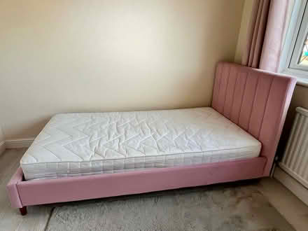 Photo of free 2 Pink Single Beds (Black Dam RG21) #1