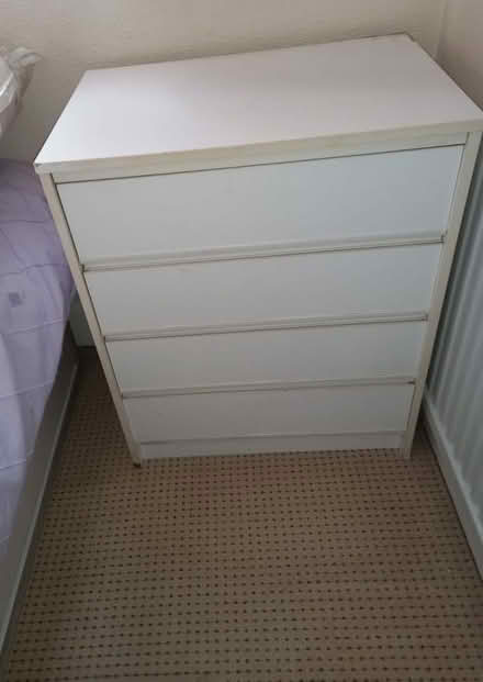 Photo of free 4-drawer chest of drawers available for immediate collection (Queensbury HA8) #2